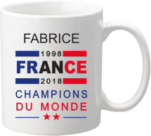Mug A Coupe du Monde de Football 2018 - Cadeau personnalise personnalisable - 1