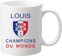 Mug B Coupe du Monde de Football 2018 - Cadeau personnalise personnalisable - 1