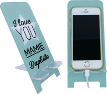 Support Téléphone - I Love You Mamie - Mod.1 - Cadeau personnalise personnalisable - 1