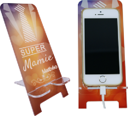 Support Téléphone Super Mamie - Mod.8 - Cadeau personnalise personnalisable - 1