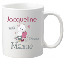 .Mug ma douce Mamie Mod.63 - Cadeau personnalise personnalisable - 1