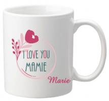 .Mug I love you Mamie Mod.66 - Cadeau personnalise personnalisable - 1