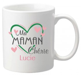 Mug Ma Maman chérie (ref.68) - Cadeau personnalise personnalisable - 1