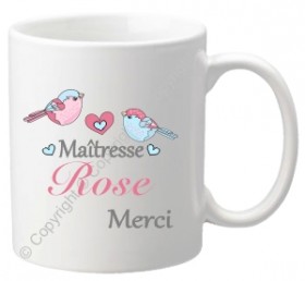 Mug imprimé en France - Cadeau mémorable pour la maîtresse d'école