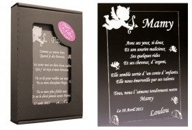 Poème Mamy - Mod. Ange - Cadeau personnalise personnalisable - 1