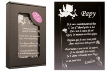 Poème Papy - Mod. Ange - Cadeau personnalise personnalisable - 1