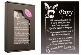 Poème Papy - Mod. Cerf - Cadeau personnalise personnalisable - 1