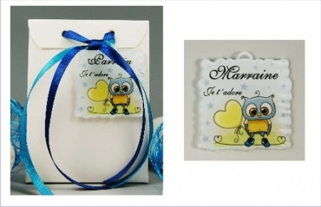 Boite de Chocolat - Médaille Marraine - Mod.Lef.Z4 - Cadeau personnalise personnalisable - 1 Boite de Chocolat - Médaille Marraine - Mod.Lef.Z4 - Cadeau personnalise personnalisable - 1