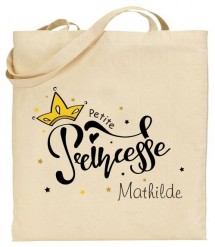 Tote Bag Princesse - Mod. 15 - Cadeau personnalise personnalisable - 1