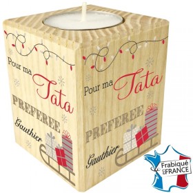 Porte Bougie personnalisable Tata (mod6) - Cadeau personnalise personnalisable - 1