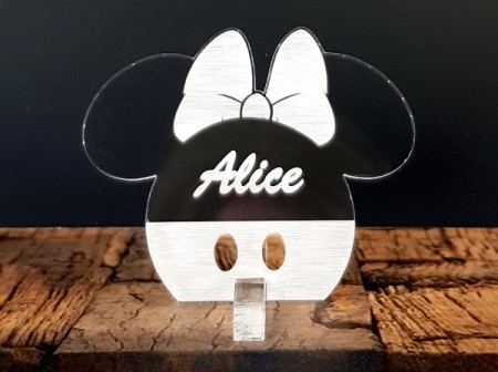 Marque Place Minnie - Mickey mouse de Disney porte nom personnalisé