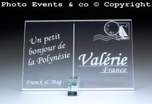 Marque place carte postale timbre personnalise personnalisable - theme voyage -decoration table mariage anniversaire - 2
