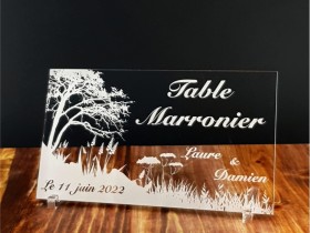 Marque Table Nature - Décoration table mariage personnalise personnalisable - 1