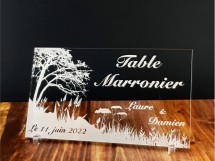 Marque Table Nature - Décoration table mariage personnalise personnalisable - 1