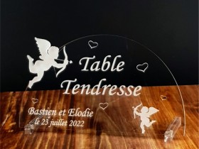 Marque Table Cupidon - Décoration table mariage personnalise personnalisable - 1