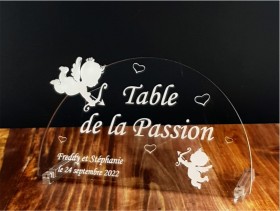 Marque Table Ange - Décoration table mariage personnalise personnalisable - 1