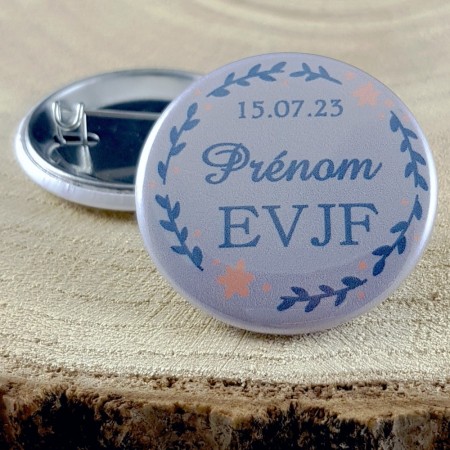 Badge EVJF (mod.5) - Cadeau personnalise personnalisable - 1