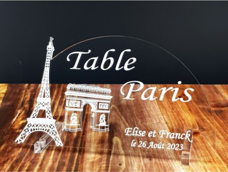 Marque Table Paris - Décoration Table personnalise personnalisable - 1