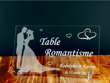 Marque Table Mariés - Décoration table Mariage personnalisée personnalisable- 1
