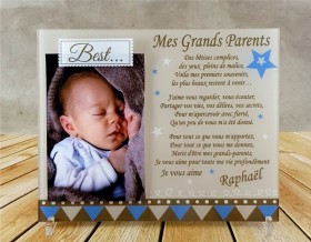 Cadre Photo Mes Grands Parents (Mod. R) - Cadeau personnalise personnalisable - 1