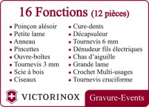 Victorinox Couteau Suisse Fieldmaster 16 fonctions - Cadeau personnalise personnalisable - 2