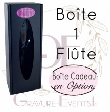 Flûte gravée - Shoes  Mme&Mme - Cadeau personnalise personnalisable - 3