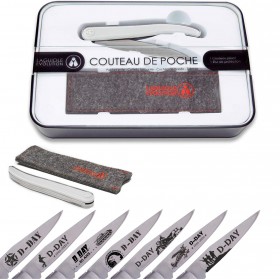 Couteau Evolution Blanc - Cadeau personnalise personnalisable - 1