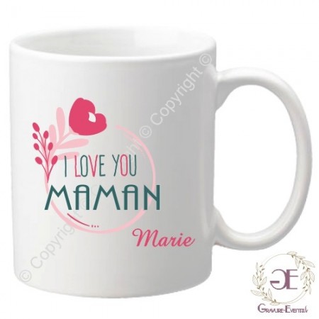 Offrez à votre maman, une tasse personnalisée, pour sa tisane du soir.