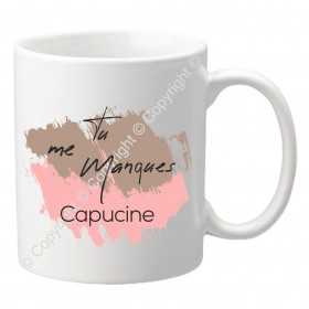 Faites passer le message "Tu me manques" en offrant un mug imprimé dans notre atelier en Normandie.