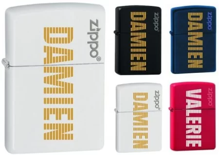 Briquet Zippo - Modèle Maximus - Cadeau personnalise personnalisable - 1 Briquet Zippo - Modèle Maximus - Cadeau personnalise personnalisable - 1