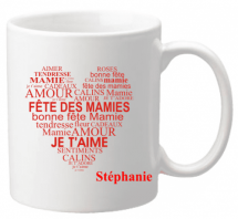 Mug Mamie Fête des Mamies Mod.10 - Cadeau personnalise personnalisable - 1