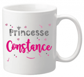 .Mug Mod.50 princesse - Cadeau personnalise personnalisable - cadeau anniversaire - thème princesse - cadeau petite fille - 1