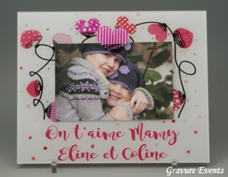 Cadre Photo Mamy (Mod.A) - Cadeau personnalise personnalisable - 1 Cadre Photo Mamy (Mod.A) - Cadeau personnalise personnalisable - 1
