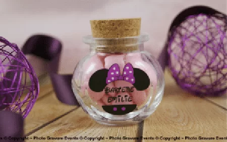 Bonbonnière - Modèle Mouse Fille - Cadeau personnalise personnalisable - 1 Bonbonnière - Modèle Mouse Fille - Cadeau personnalise personnalisable - 1