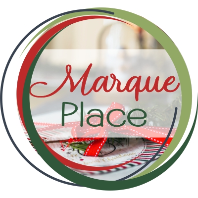 Porte nom personnalisé pour table de Noël