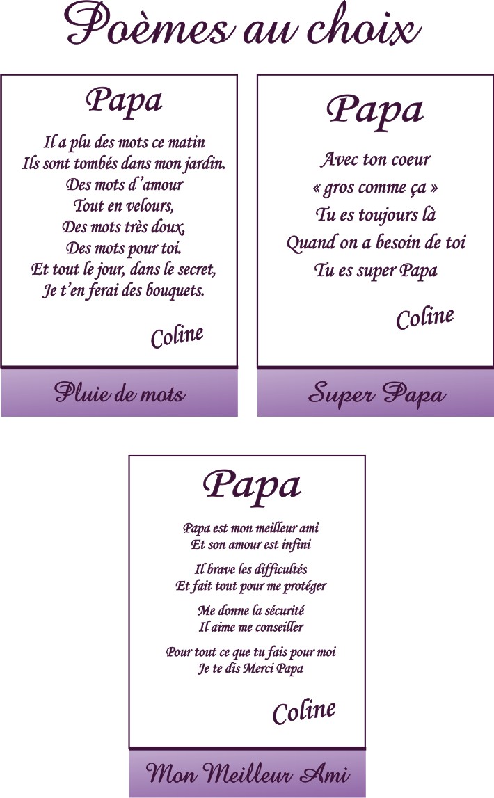 Poeme Papa Mod Cerf